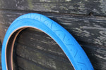 LS077 BLUE BICYCLE SLICK TYRE TIRE 26 X 2.10